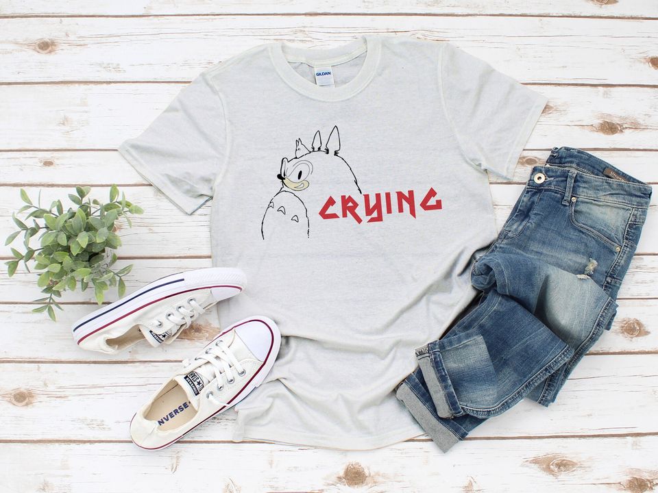Crying Totoro Sonic Crying Band T-Shirt