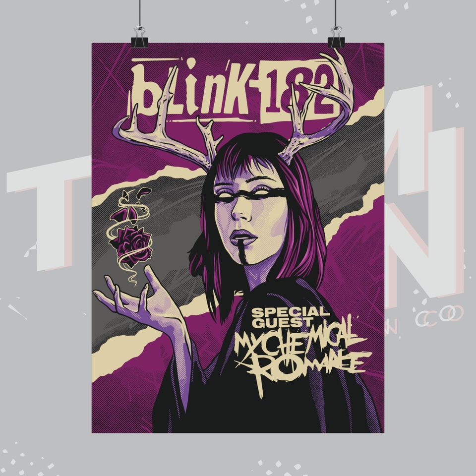 Matte Vertical Poster, B182 Mysterious Witch Lady Inspired Illustrated Poster