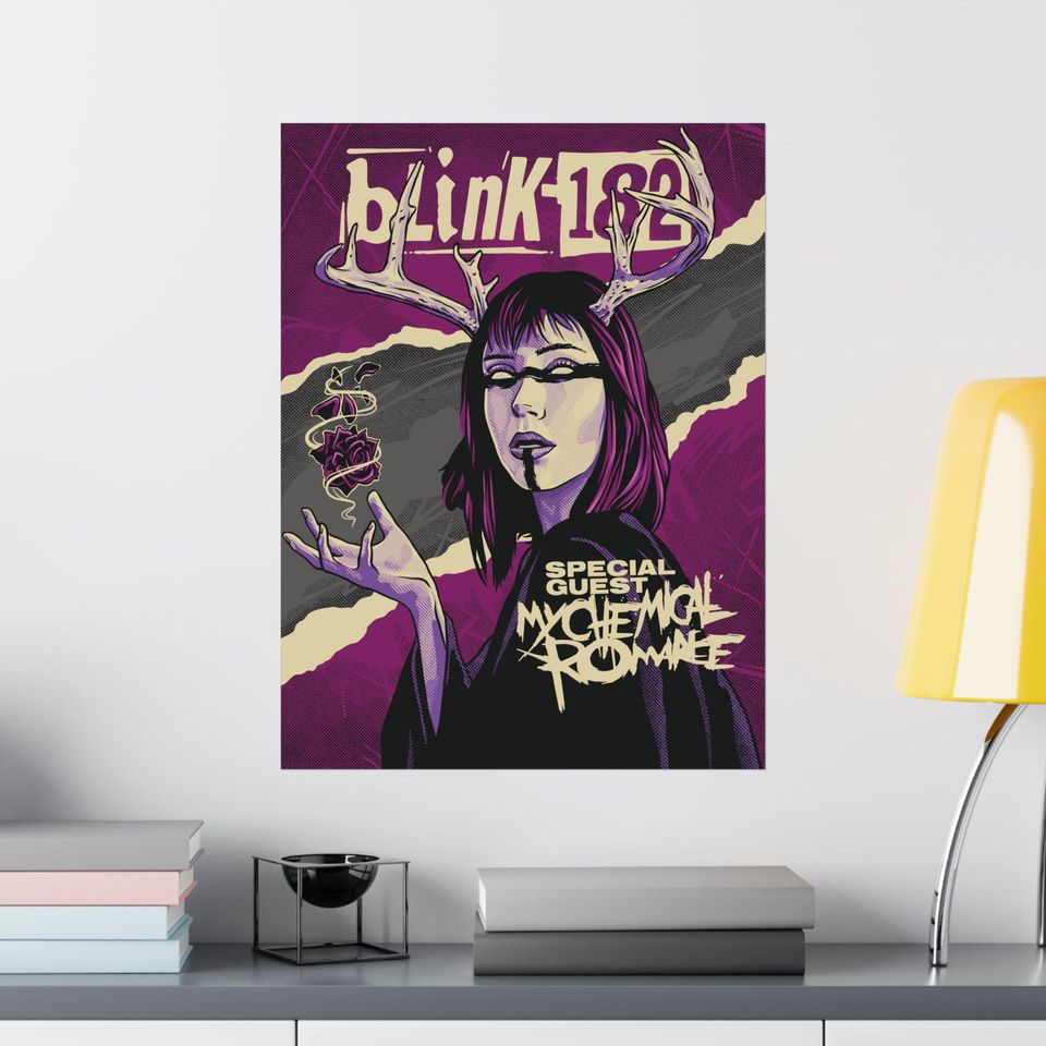 Matte Vertical Poster, B182 Mysterious Witch Lady Inspired Illustrated Poster