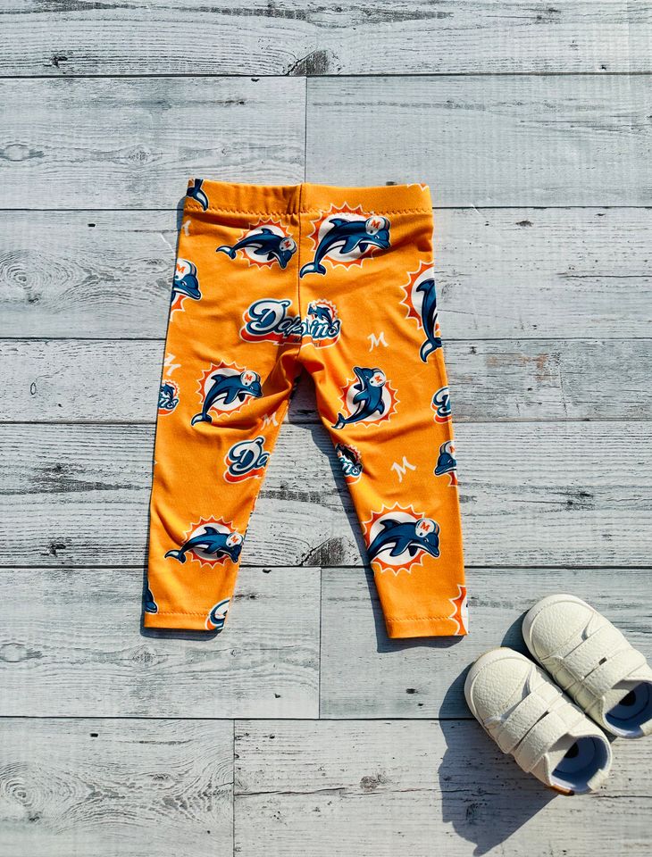 Miami Dolphins Leggings | Orange Pants | Football Clothes