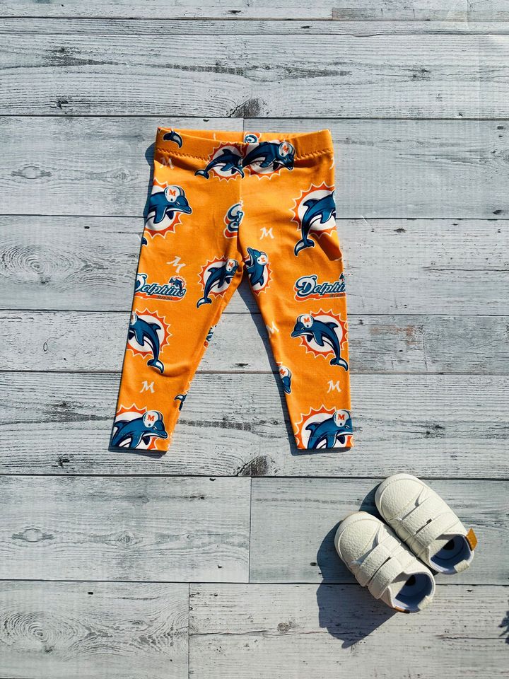 Miami Dolphins Leggings | Orange Pants | Football Clothes