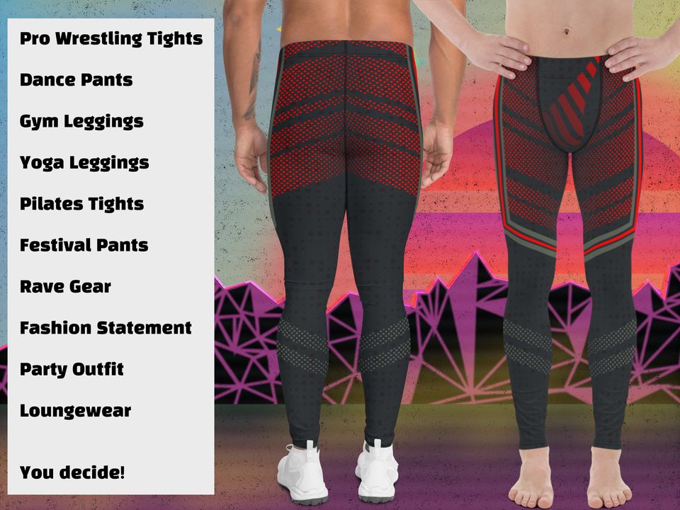 Jiu Jitsu Spats Men - Tights, Leggings, Compression Pants Men UV Blocking Running Tights