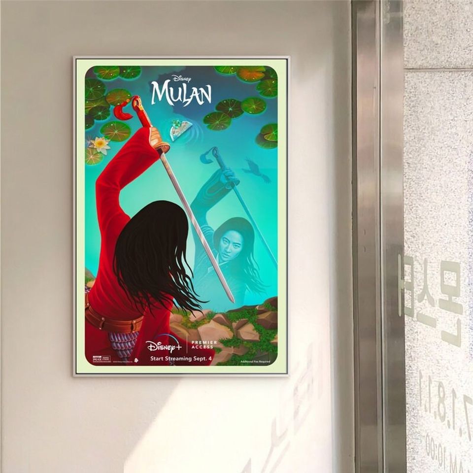 Mulan Film classic movie canvas poster unframe multiple choice