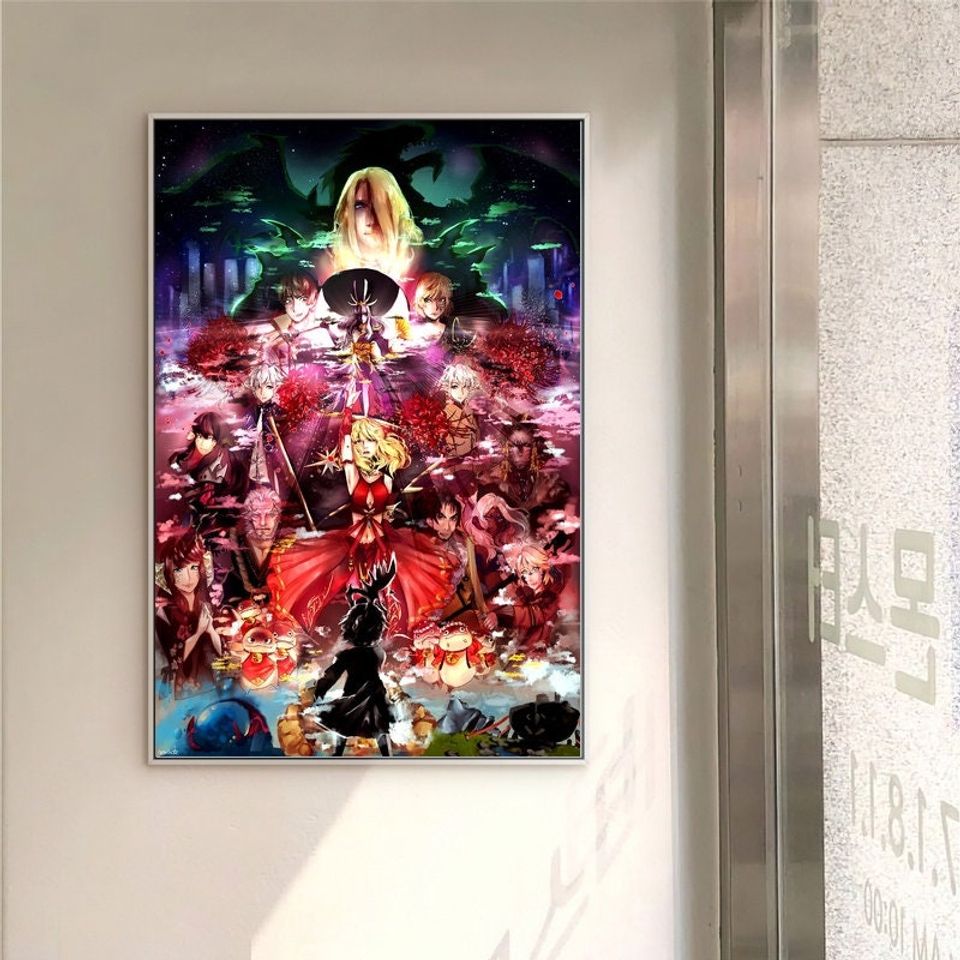 Final Fantasy XIV  Video game canvas poster unframe multiple choice