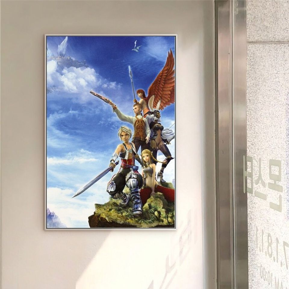 Final Fantasy XIV  Video game canvas poster unframe multiple choice