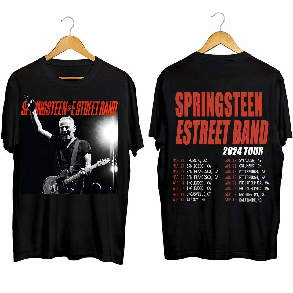 Bruce Springsteen & The E Street Band Rescheduled US Tour 2024 shirt