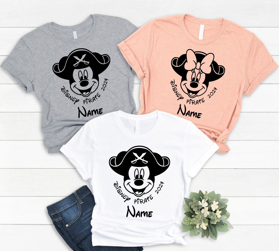 Disney Pirate 2024 Shirt, Disneyland Shirts, Disney Family Cruise Vacation Shirts