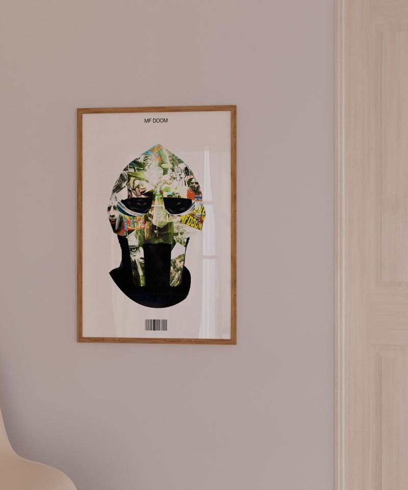 MF Dooom  Music Poster, Rap Poster