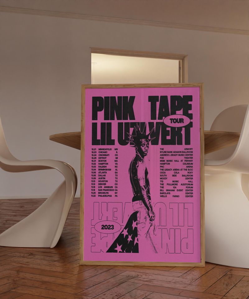 Lil Uzi Vert - Pink Tape Album Poster