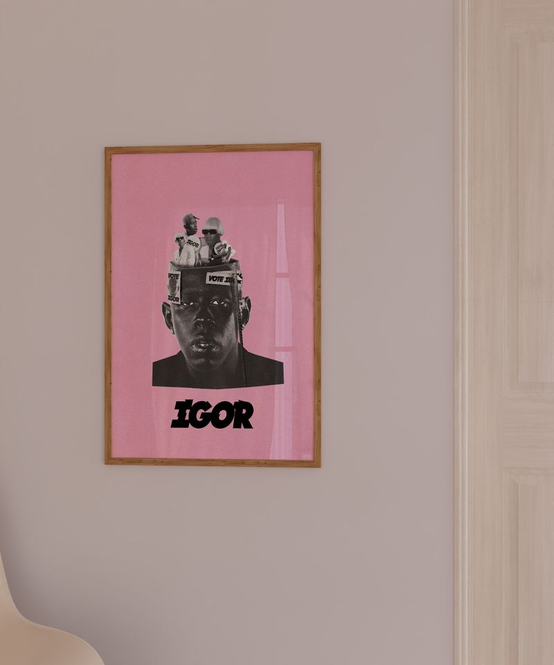 Pink Tyler The Creator Poster