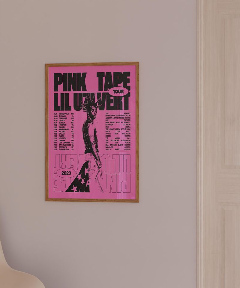 Lil Uzi Vert - Pink Tape Album Poster