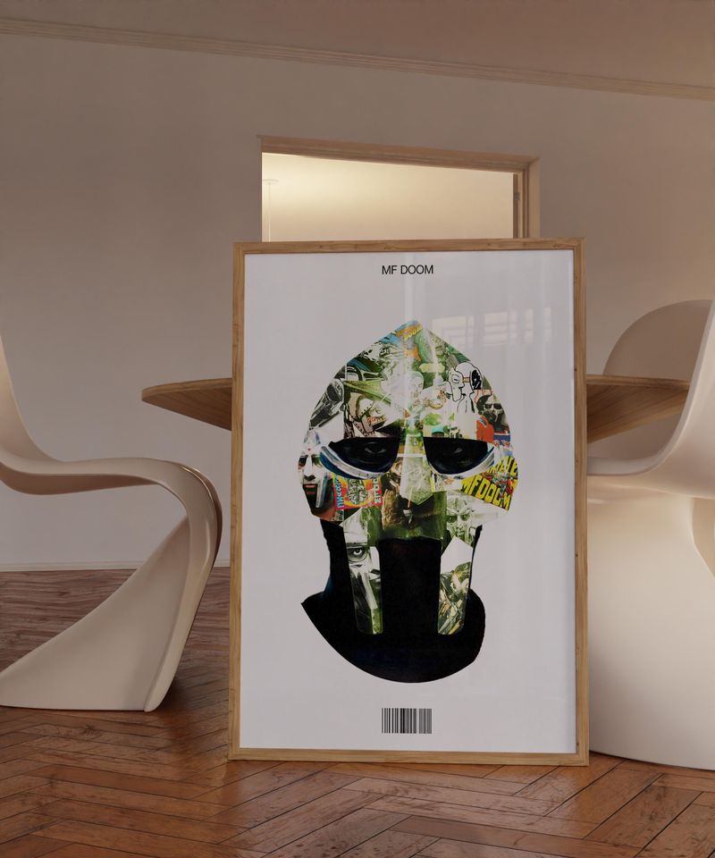 MF Dooom  Music Poster, Rap Poster