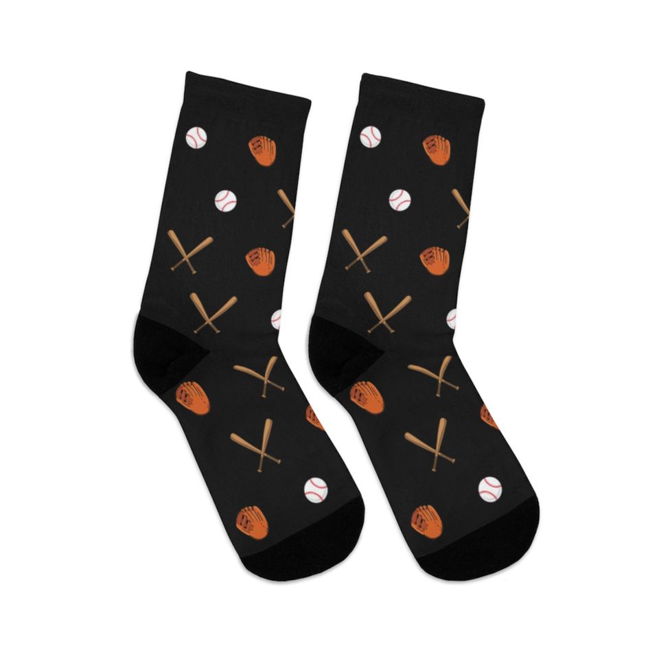 Novelty Baseball Socks
