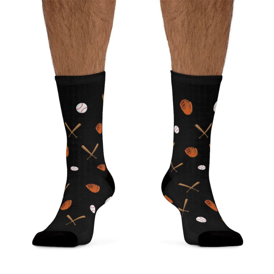 Novelty Baseball Socks