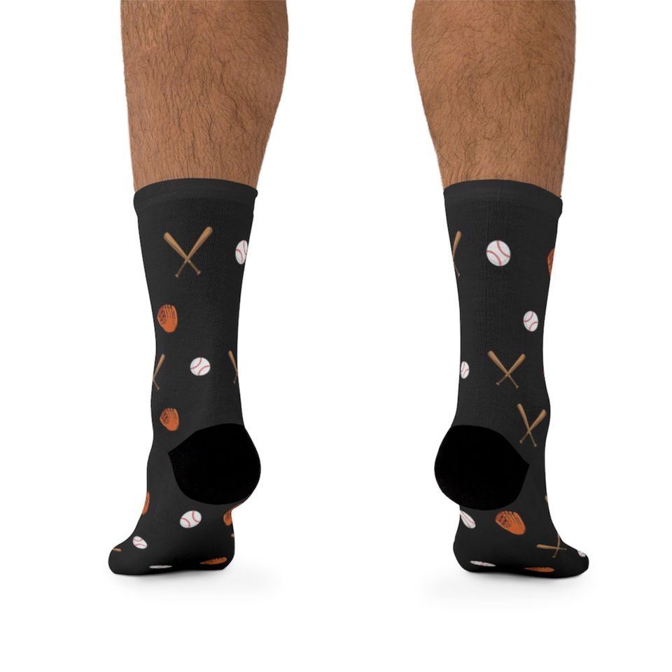 Novelty Baseball Socks