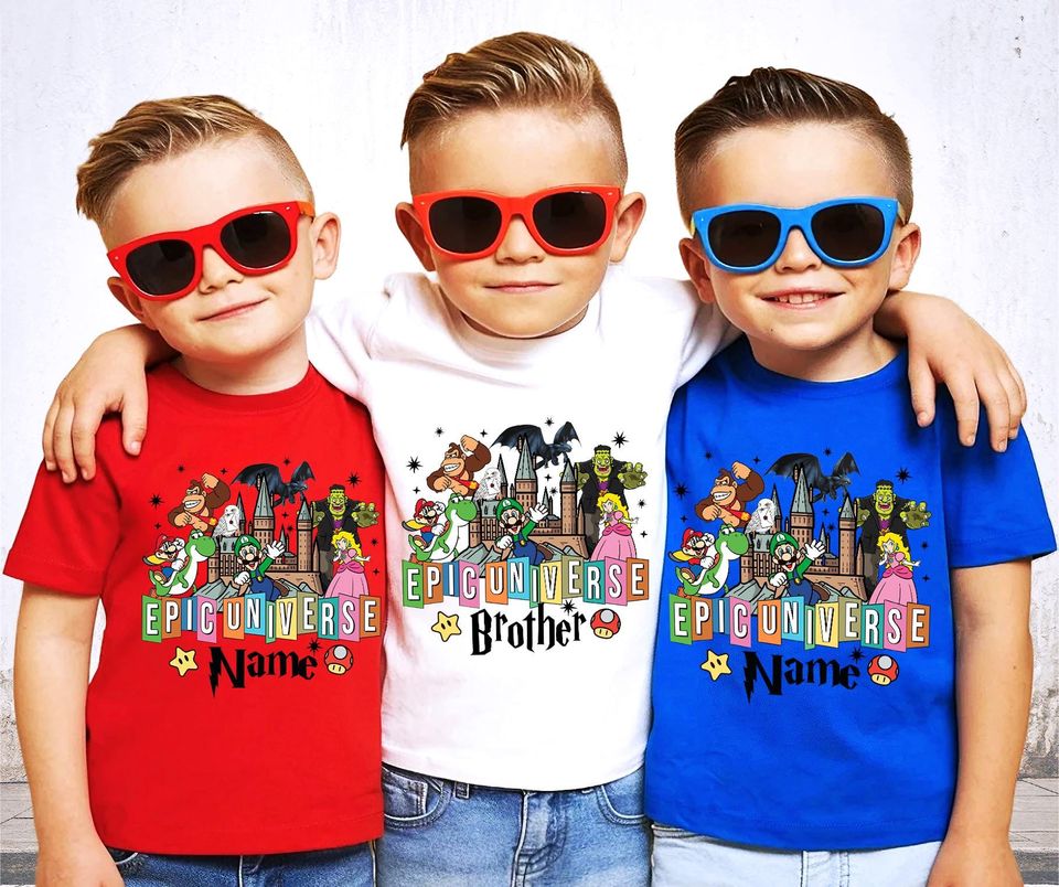 Custom Epic Universe Family Vacation Shirts: Matching Group Tees