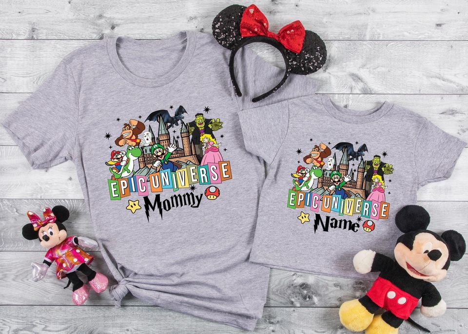 Custom Epic Universe Family Vacation Shirts: Matching Group Tees