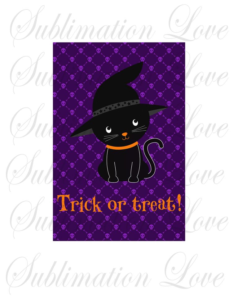 Halloween Garden Flag  , Halloween Sublimation