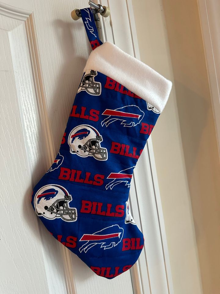 Buffalo Bills Christmas Stocking Handmade