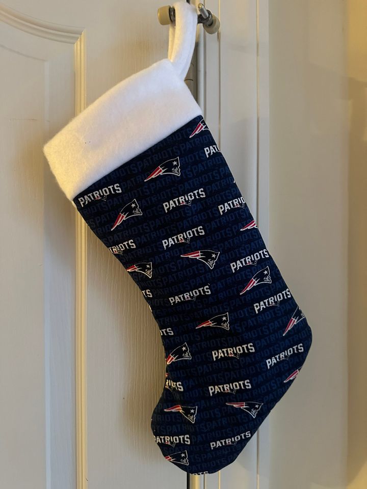 New England Patriots Christmas Stocking Ready to Personalize
