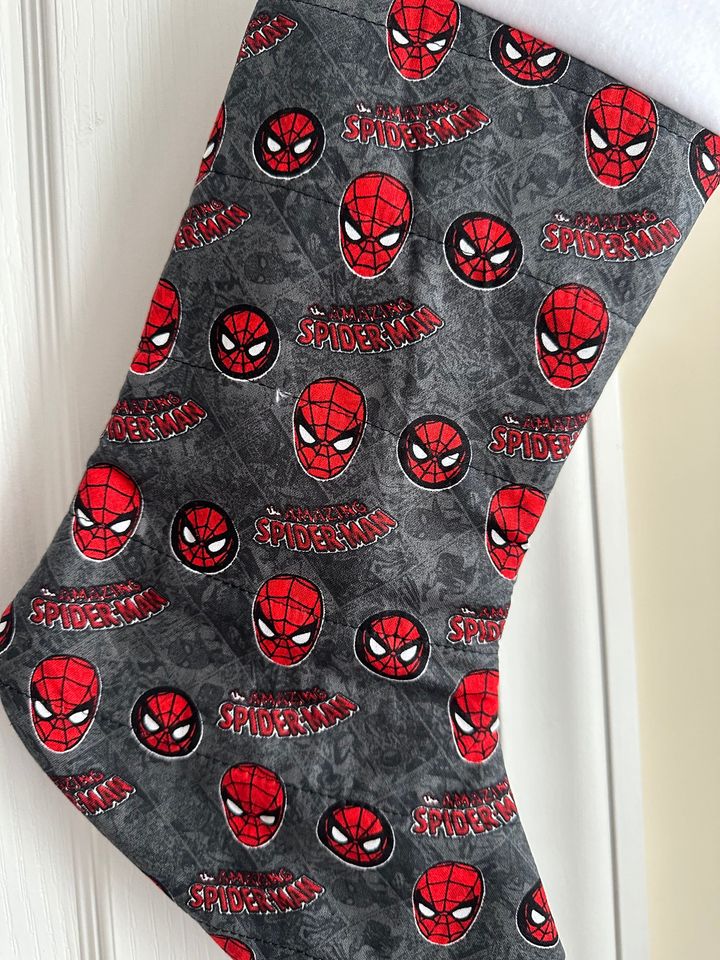 Spiderman Christmas Stocking Free Personalization