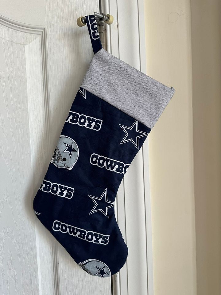 Dallas Cowboys Christmas Stocking Handmade