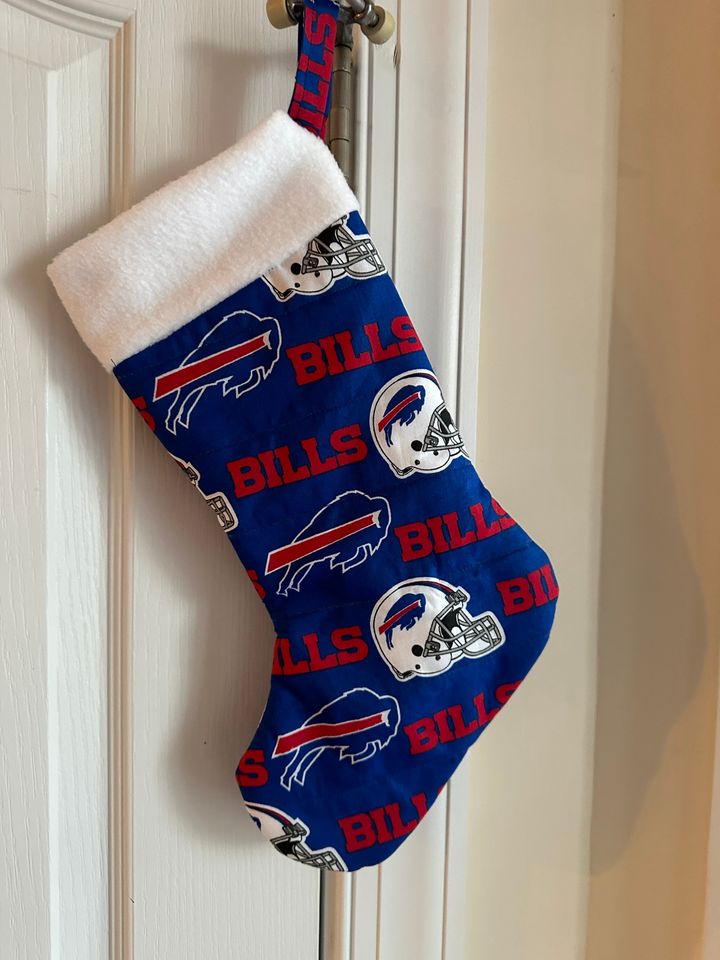 Buffalo Bills Christmas Stocking Handmade