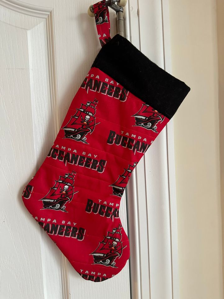 Tampa Bay Buccaneers Christmas Stocking Handmade