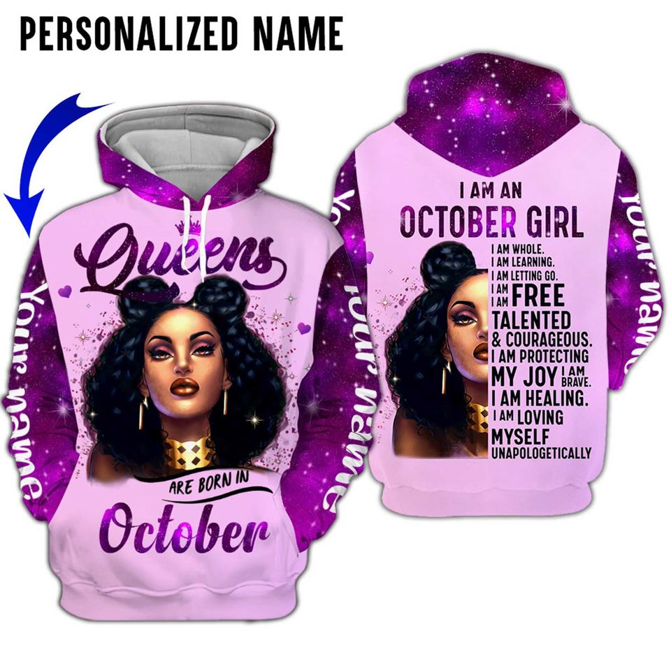 October birthday  3D T-shirt