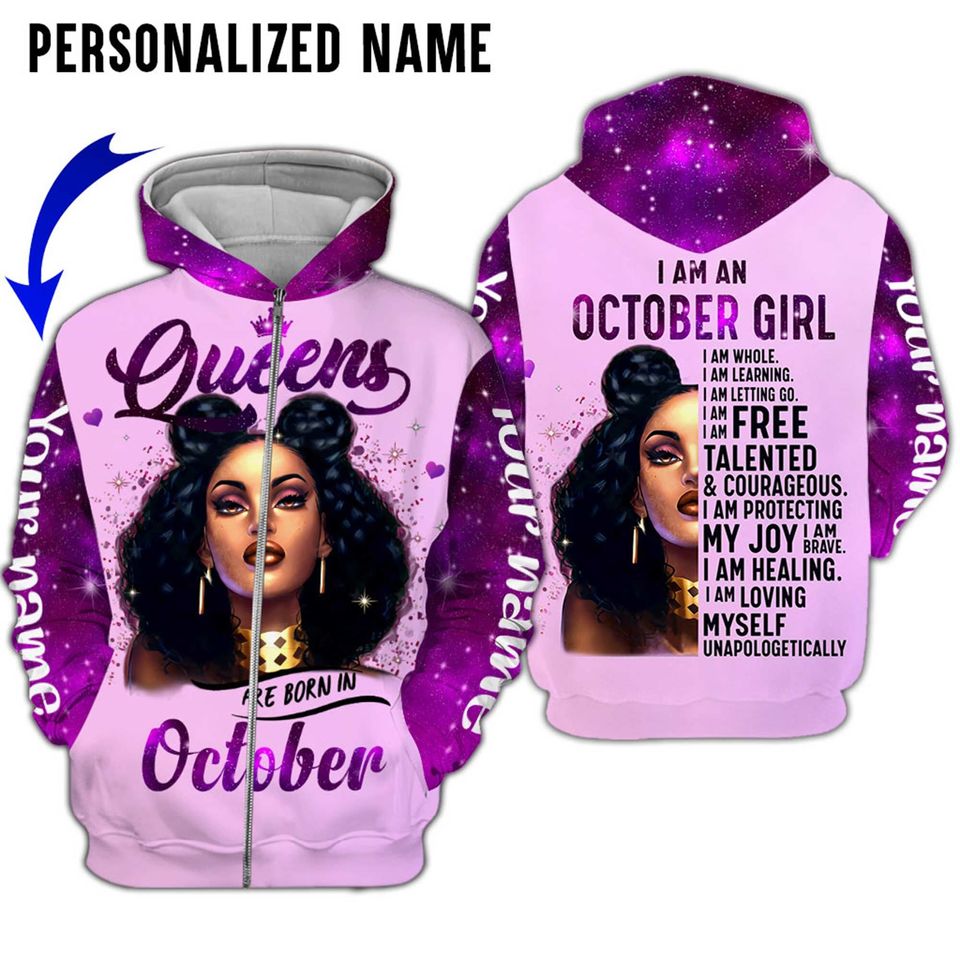 October birthday  3D T-shirt