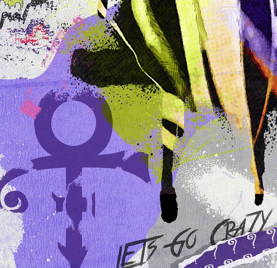 Prince Rogers Nelson Art - Rock Music Wall Design