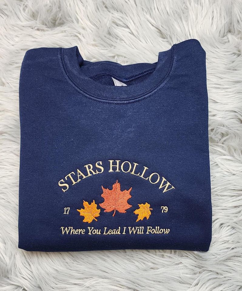Stars Hollow Embroidered Sweatshirt