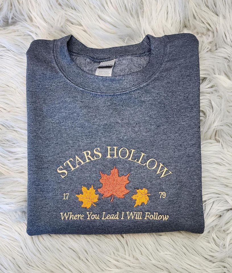 Stars Hollow Embroidered Sweatshirt