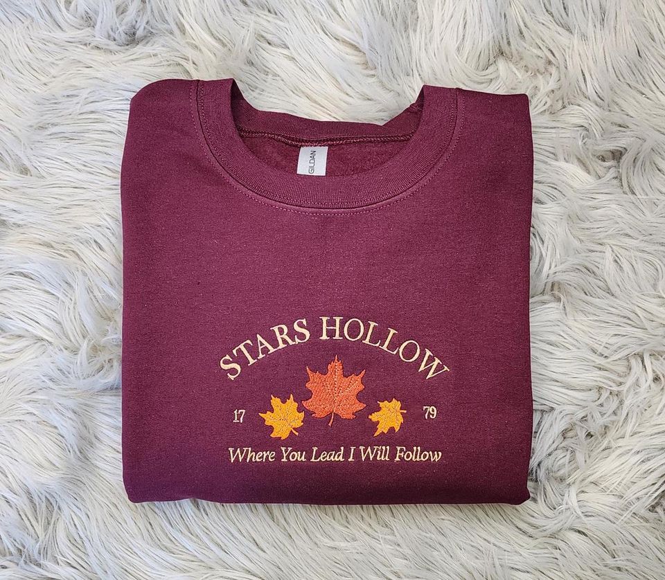 Stars Hollow Embroidered Sweatshirt