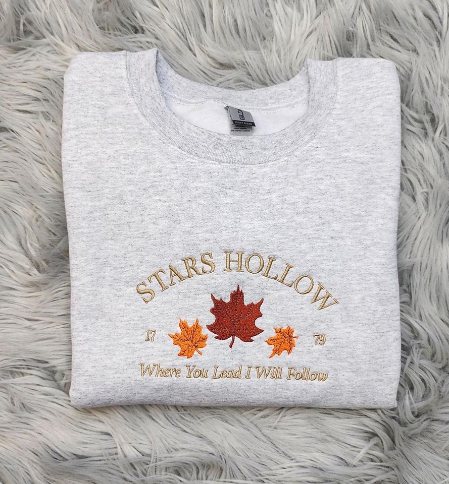 Stars Hollow Embroidered Sweatshirt