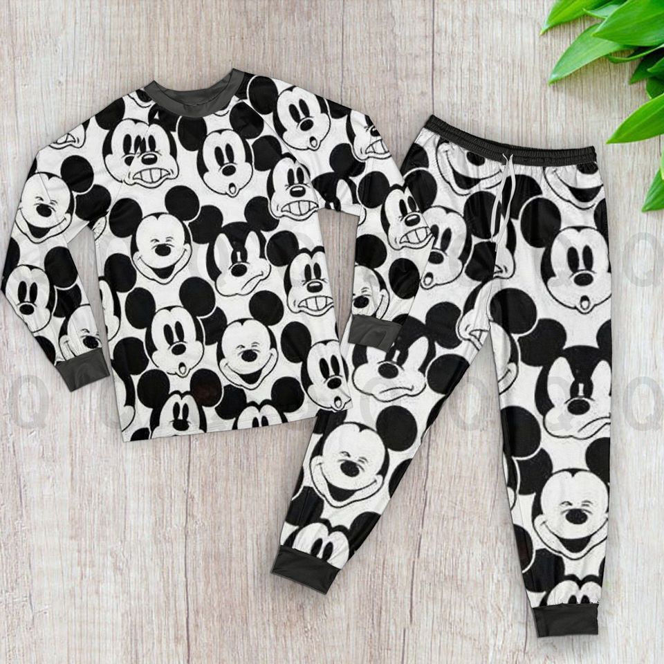 Mickey Cute Pajamas Set, Mickey Pyjama, Disney Pajama