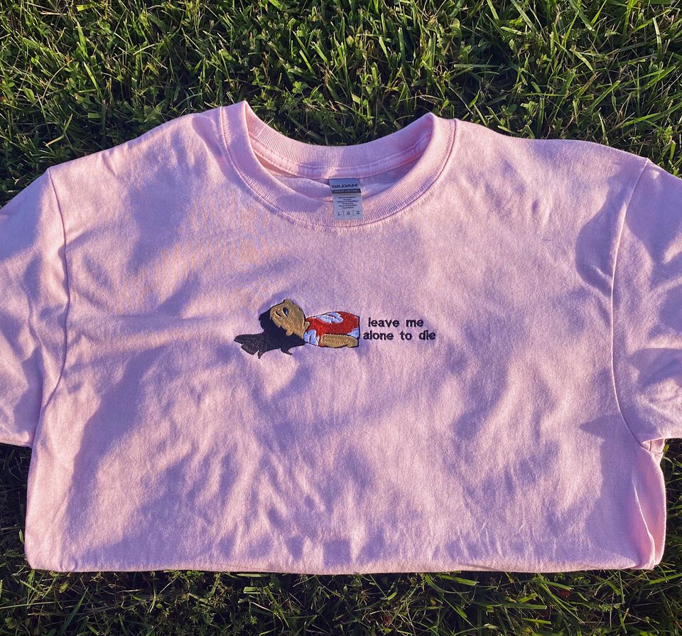 Disney Lilo and Stitch Embroidered Shirt | Leave Me Alone