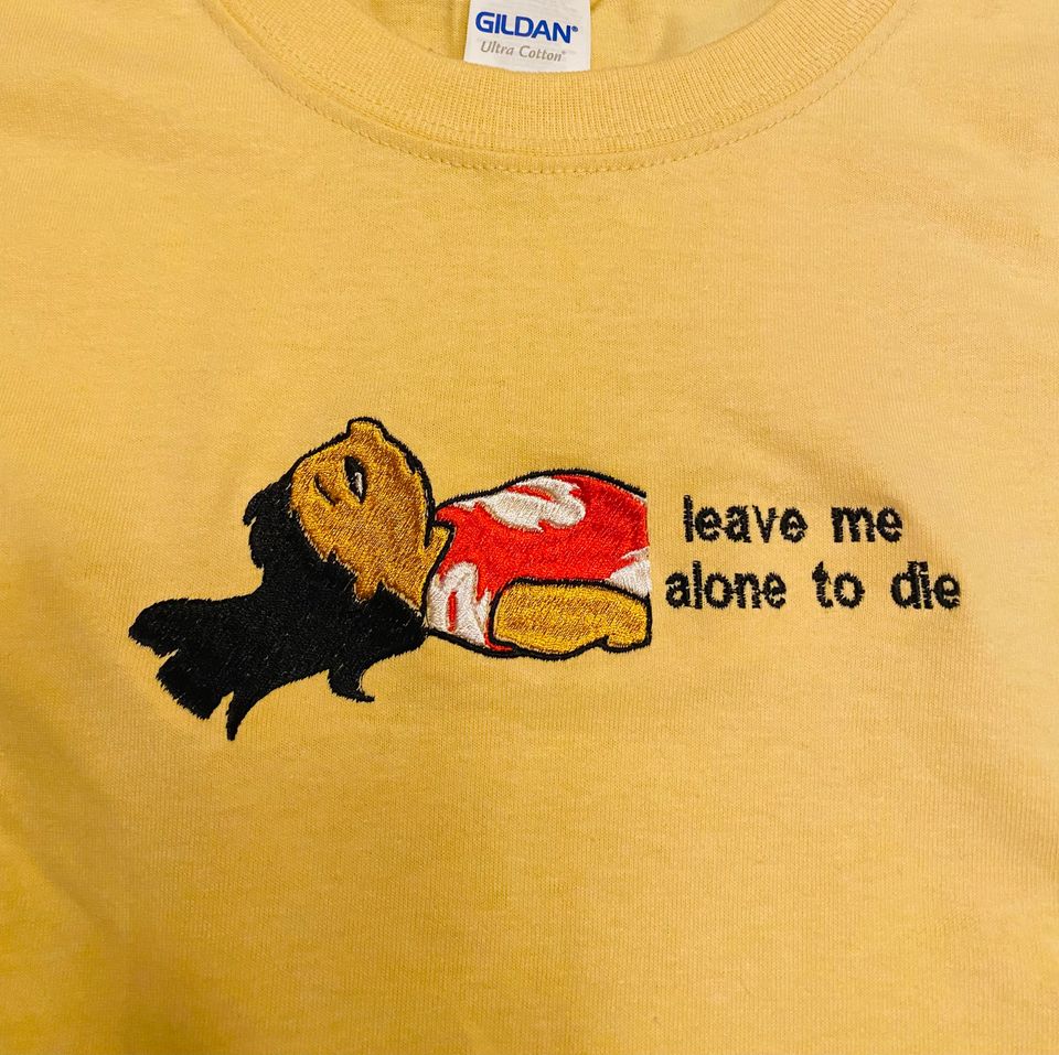 Disney Lilo and Stitch Embroidered Shirt | Leave Me Alone
