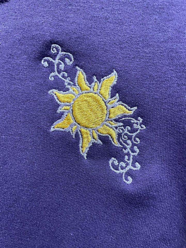 Disney Tangled Embroidered Sweatshirt | Rapunzel Sundrop Flower