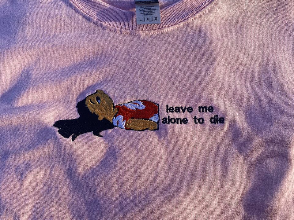 Disney Lilo and Stitch Embroidered Shirt | Leave Me Alone