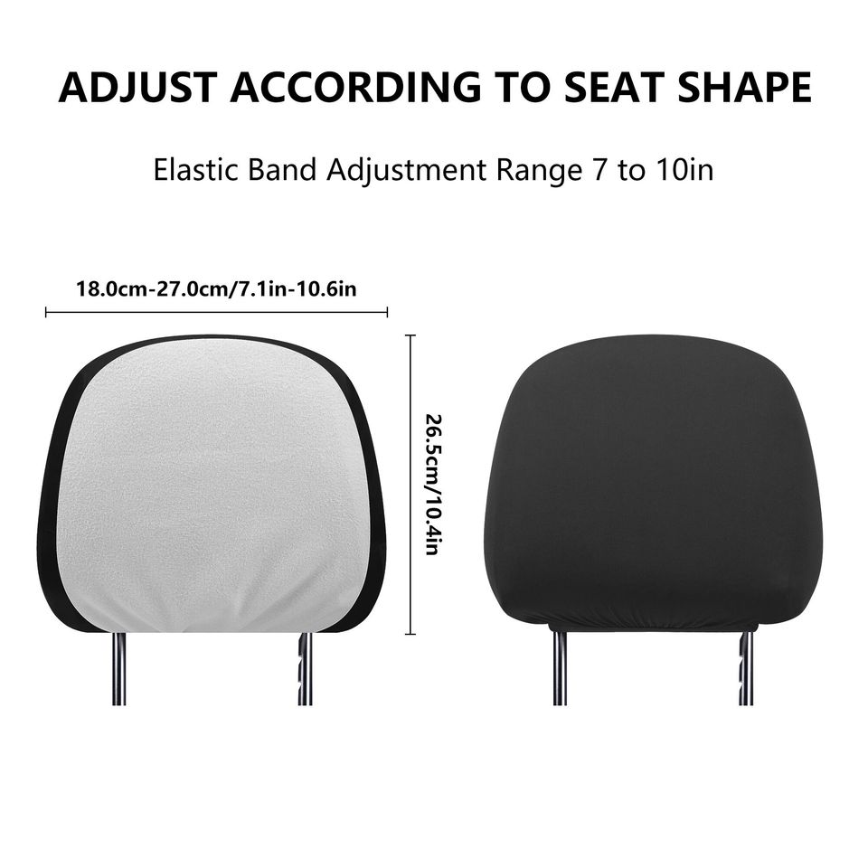 Atlanta Falcons themed custom car headrest cover for a fan