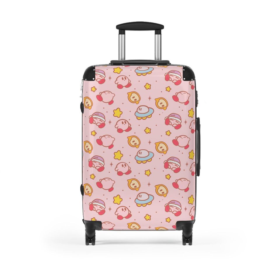 Kawaii Kirby inspired Suitcases
