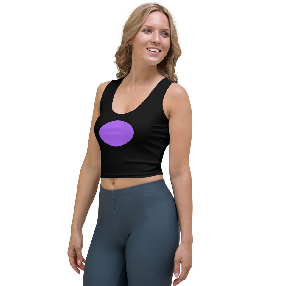Goth GF Crop Top - Halloween Crop  Tank Top