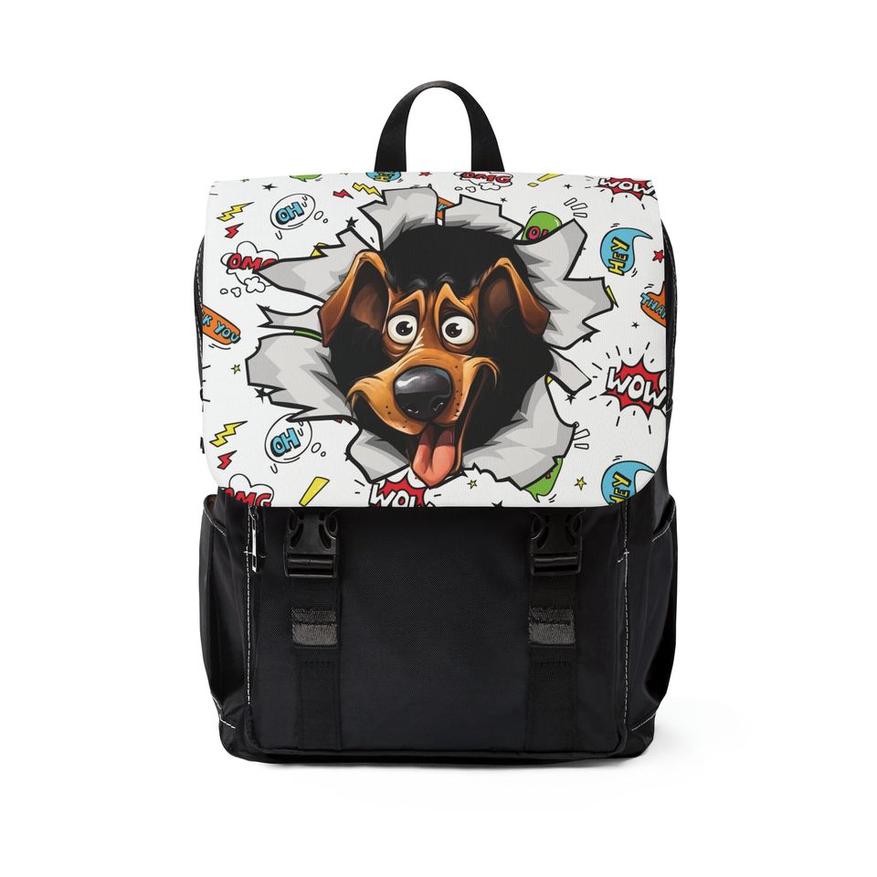 Comic Unisex Casual Shoulder Backpack