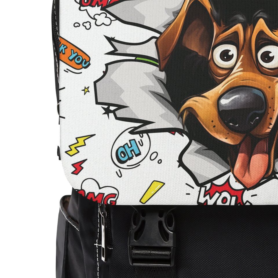 Comic Unisex Casual Shoulder Backpack