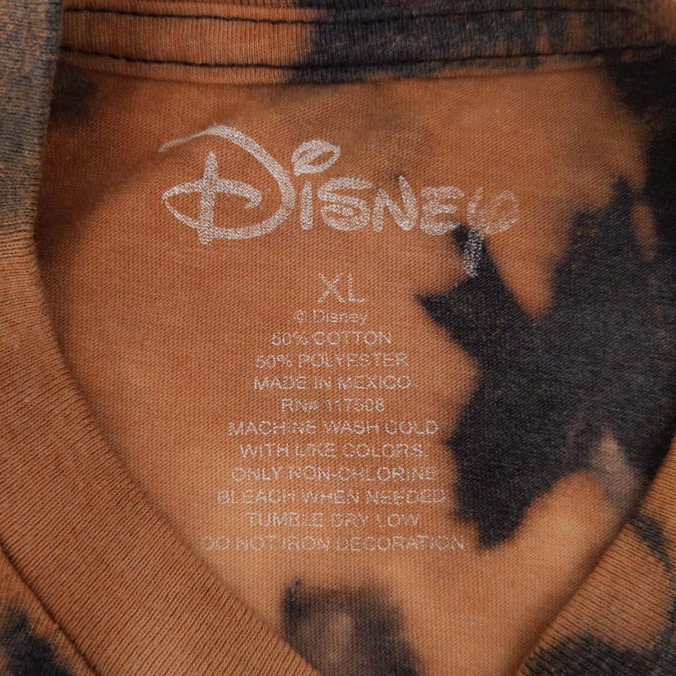 Mickey Mouse Disney Bleached Tie Dye T-Shirt