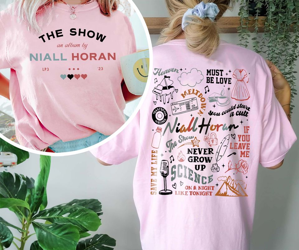 The Show Live On Tour Niall Horan 2024 Double Sided Sweatshirt