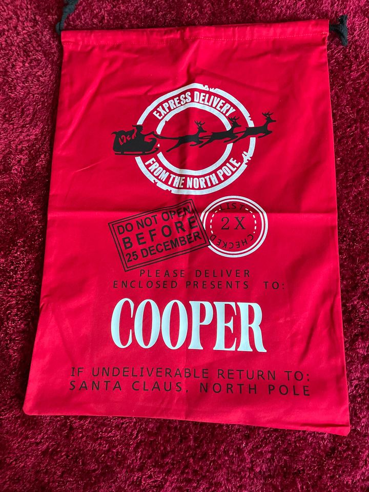 Personalized Christmas Sack | Santa Sack |  Christmas Gift | Christmas Gift | Customized Sack