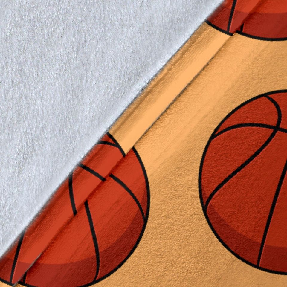 Custom Name Basketball Blanket: Suede Polyester Micro Fleece Throw