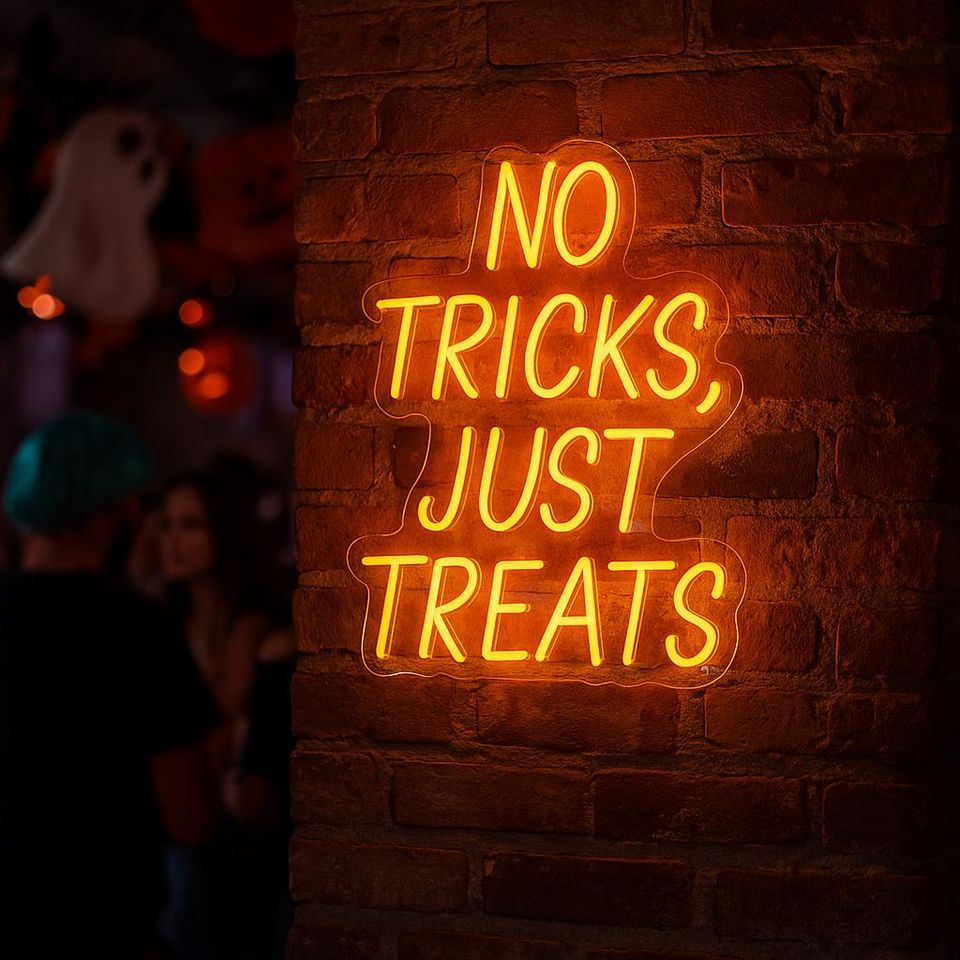 Halloween Light. Gift Idea for Halloween Fan. Halloween Party Neon Decor.